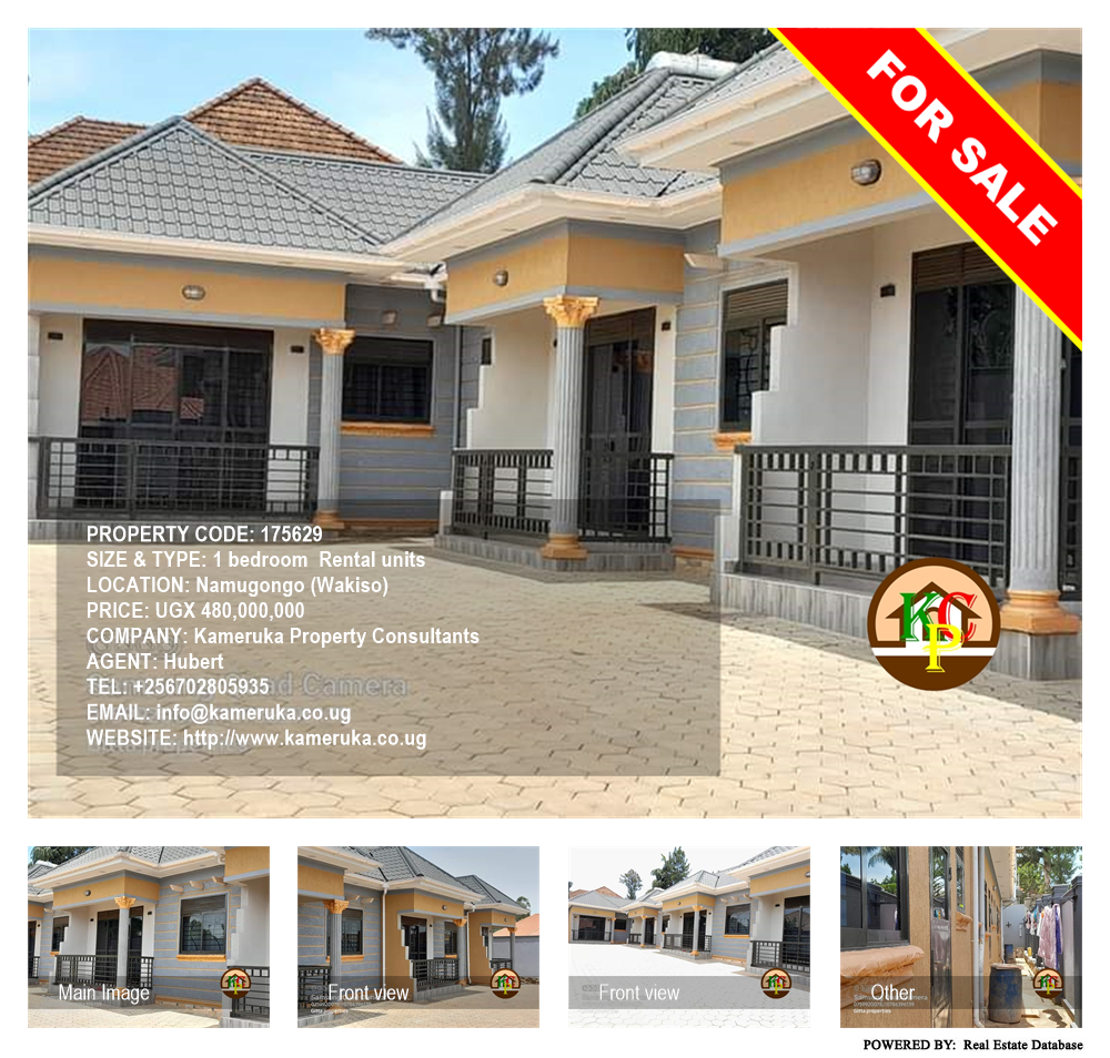 1 bedroom Rental units  for sale in Namugongo Wakiso Uganda, code: 175629