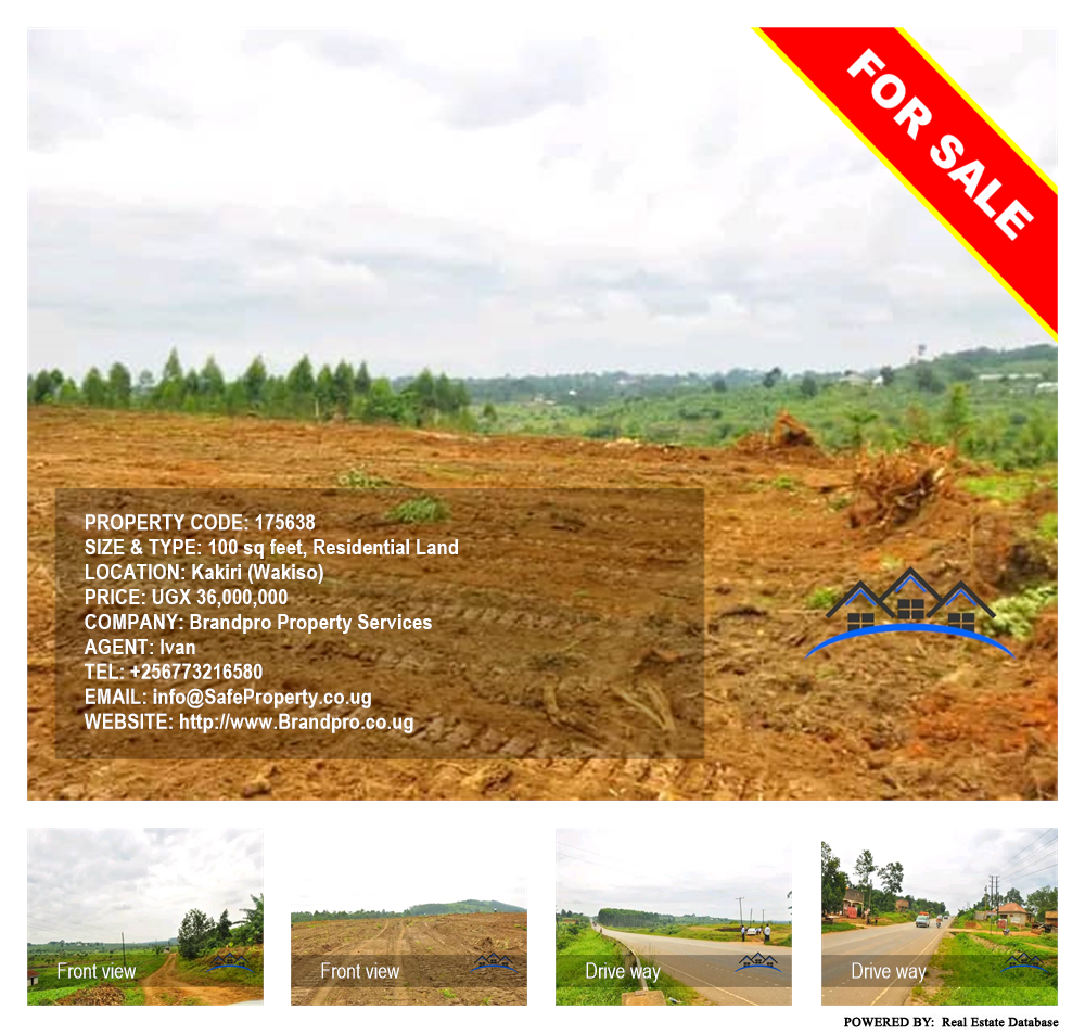Residential Land  for sale in Kakiri Wakiso Uganda, code: 175638
