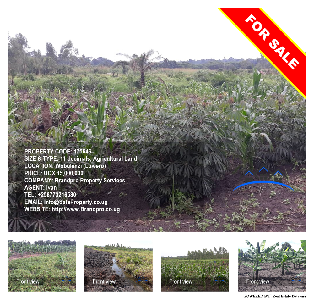 Agricultural Land  for sale in Wobulenzi Luweero Uganda, code: 175646