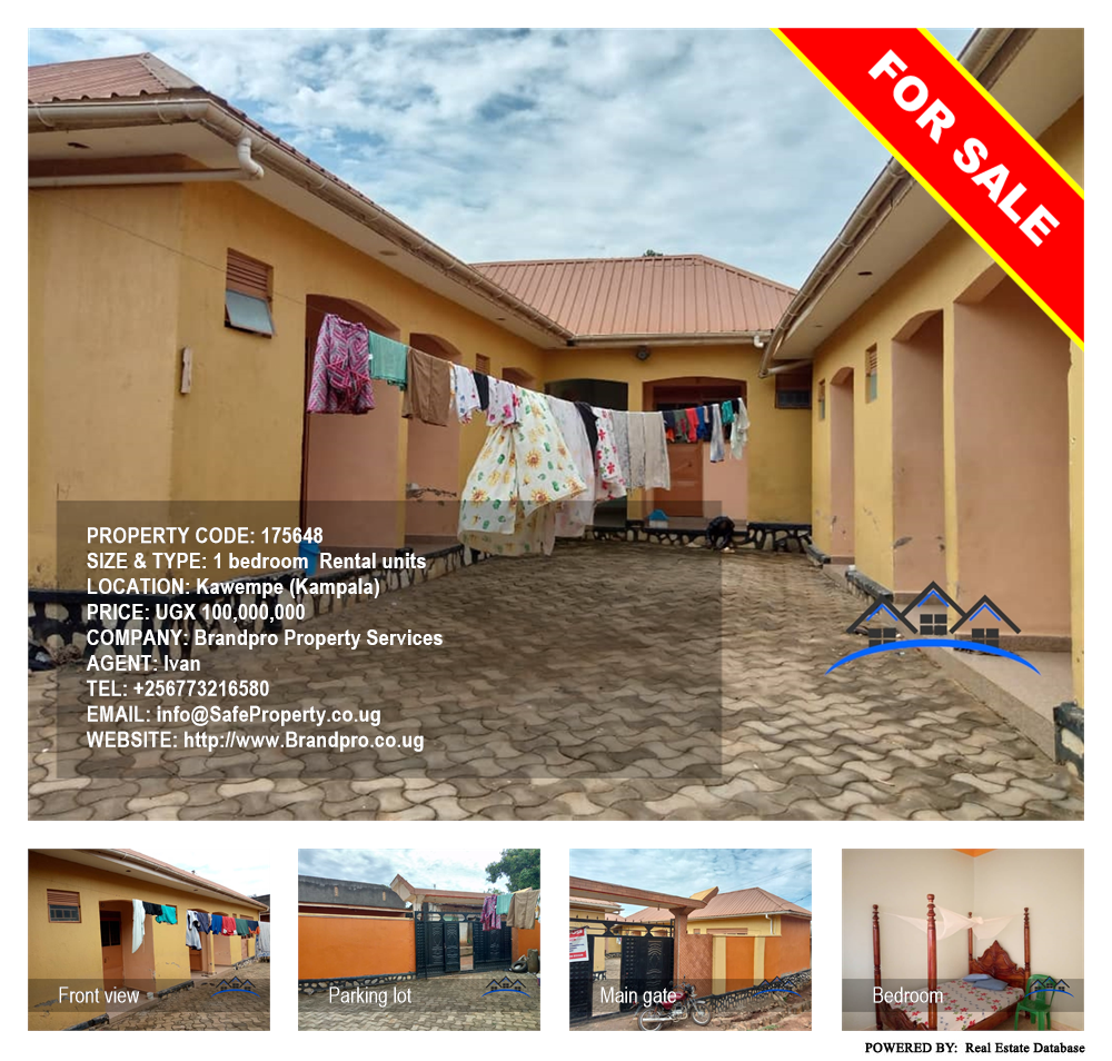1 bedroom Rental units  for sale in Kawempe Kampala Uganda, code: 175648