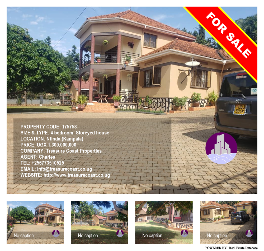 4 bedroom Storeyed house  for sale in Ntinda Kampala Uganda, code: 175758