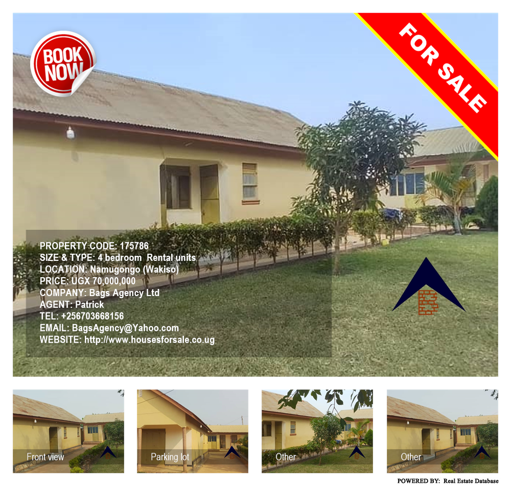 4 bedroom Rental units  for sale in Namugongo Wakiso Uganda, code: 175786