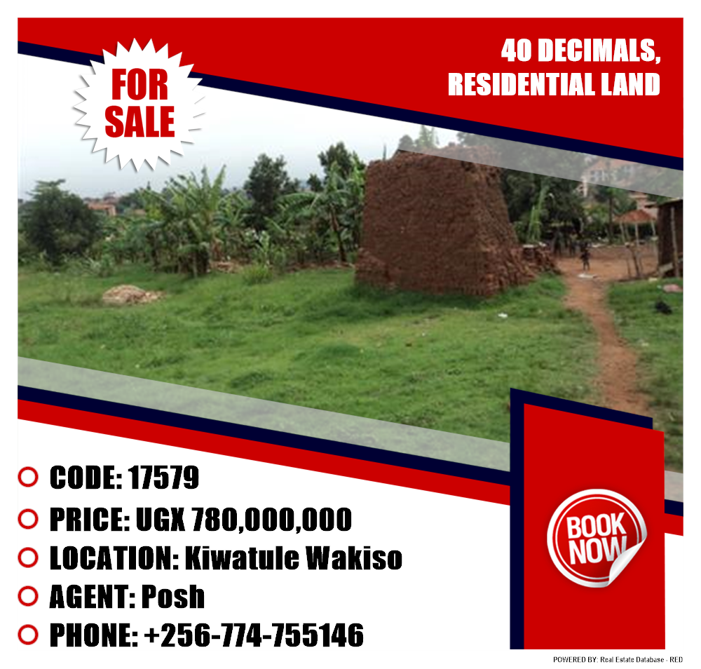 Residential Land  for sale in Kiwaatule Wakiso Uganda, code: 17579