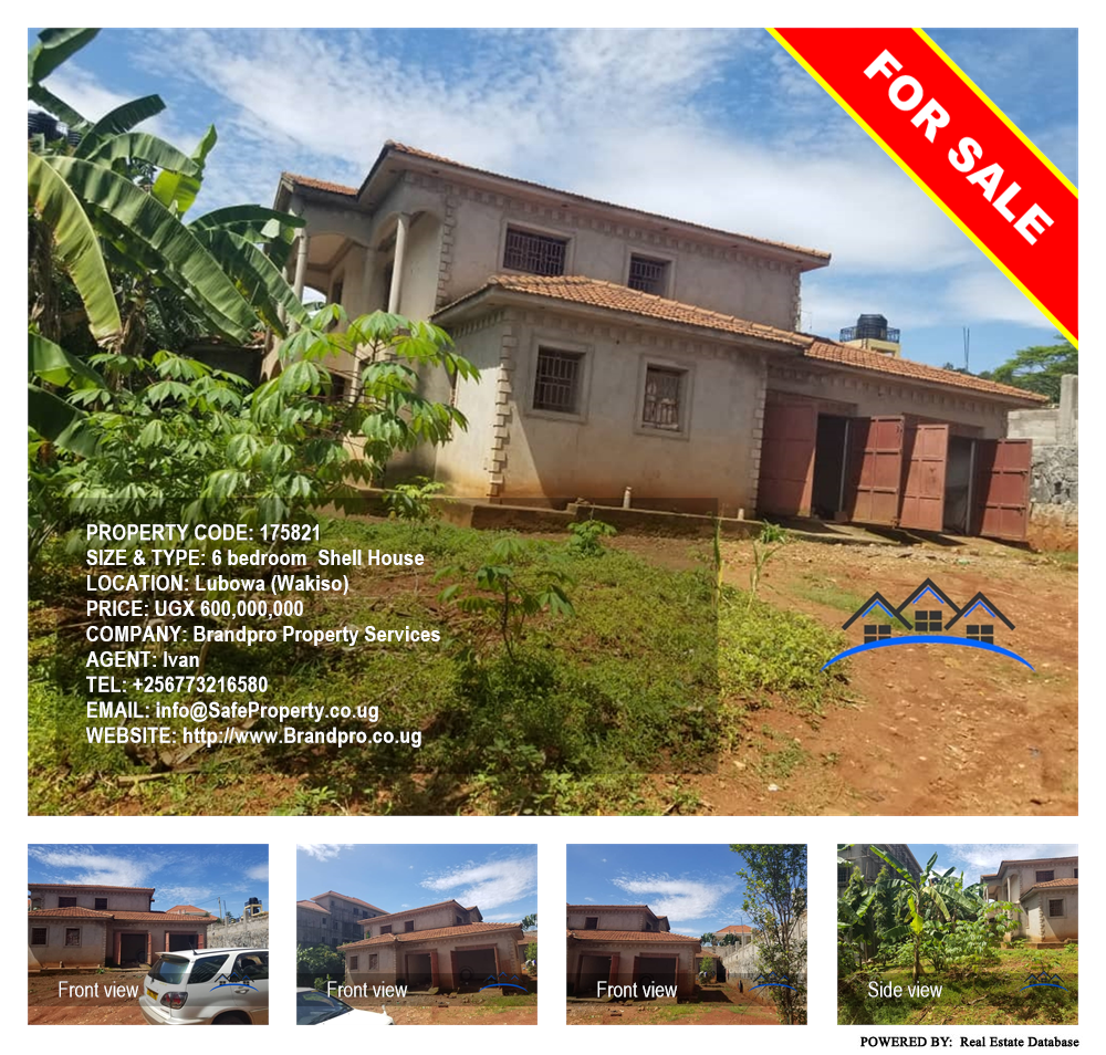 6 bedroom Shell House  for sale in Lubowa Wakiso Uganda, code: 175821