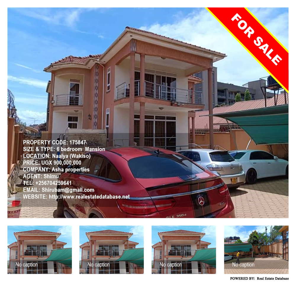 6 bedroom Mansion  for sale in Naalya Wakiso Uganda, code: 175847