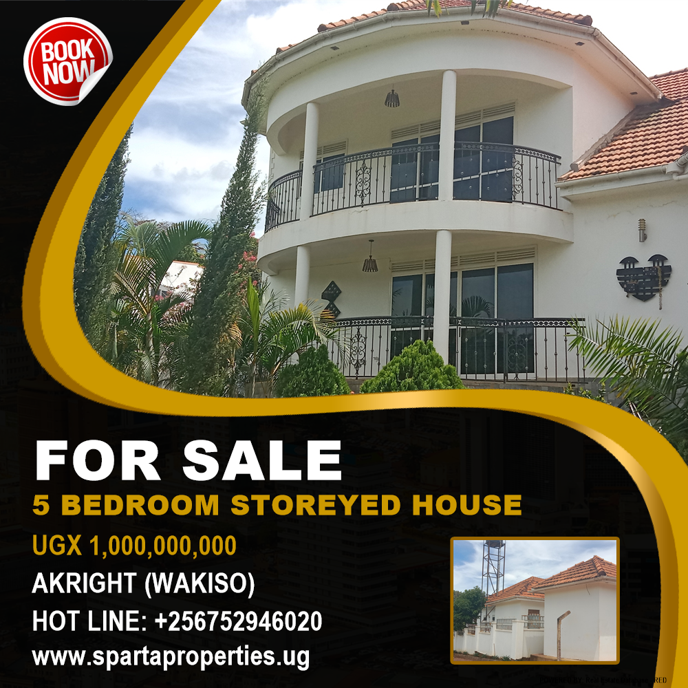5 bedroom Storeyed house  for sale in Akright Wakiso Uganda, code: 175857