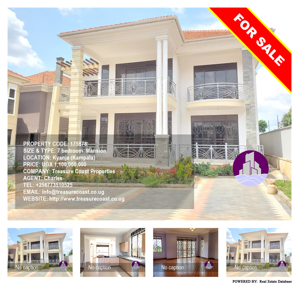 7 bedroom Mansion  for sale in Kyanja Kampala Uganda, code: 175878