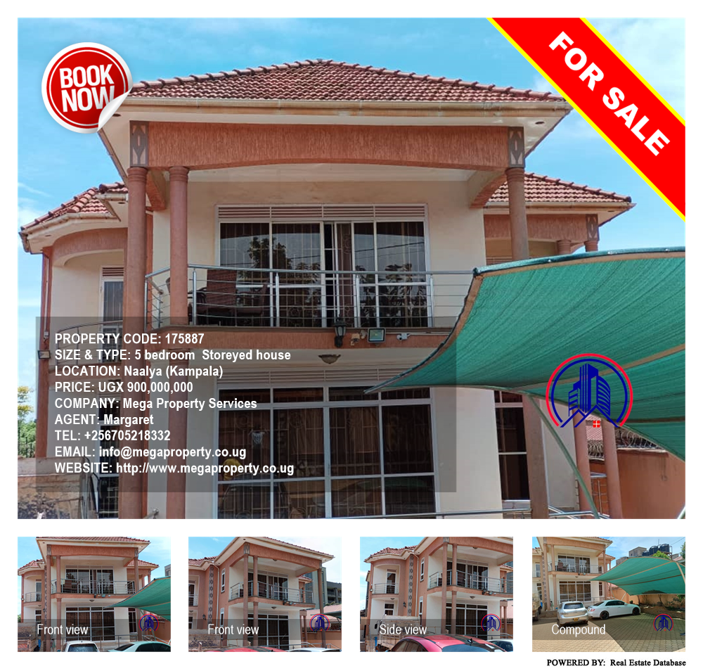 5 bedroom Storeyed house  for sale in Naalya Kampala Uganda, code: 175887