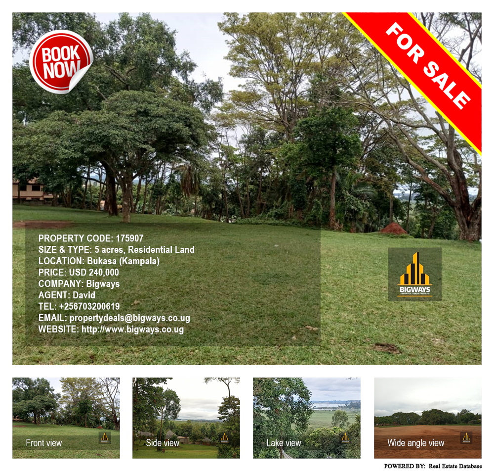 Residential Land  for sale in Bukasa Kampala Uganda, code: 175907