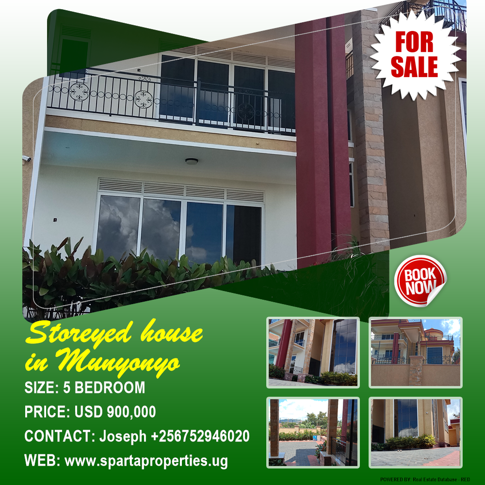 5 bedroom Storeyed house  for sale in Munyonyo Kampala Uganda, code: 175921