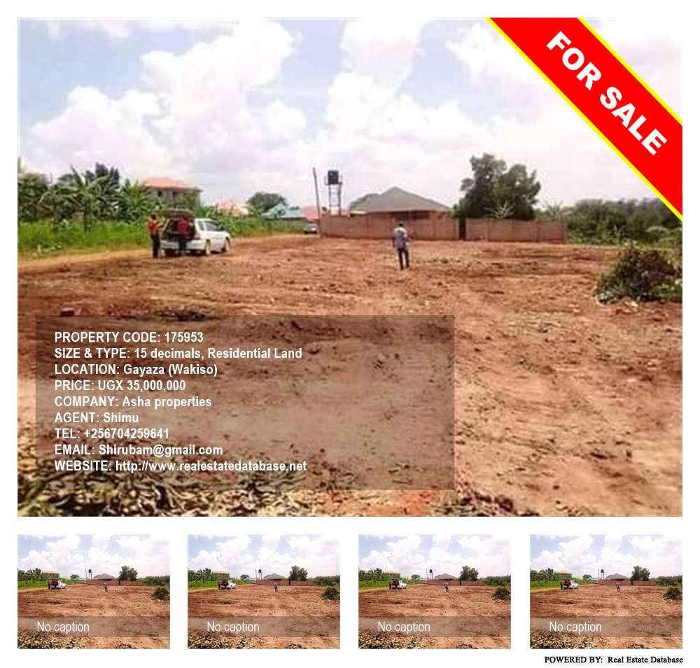 Residential Land  for sale in Gayaza Wakiso Uganda, code: 175953