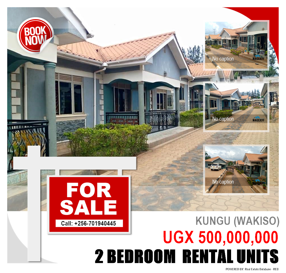 2 bedroom Rental units  for sale in Kungu Wakiso Uganda, code: 175968