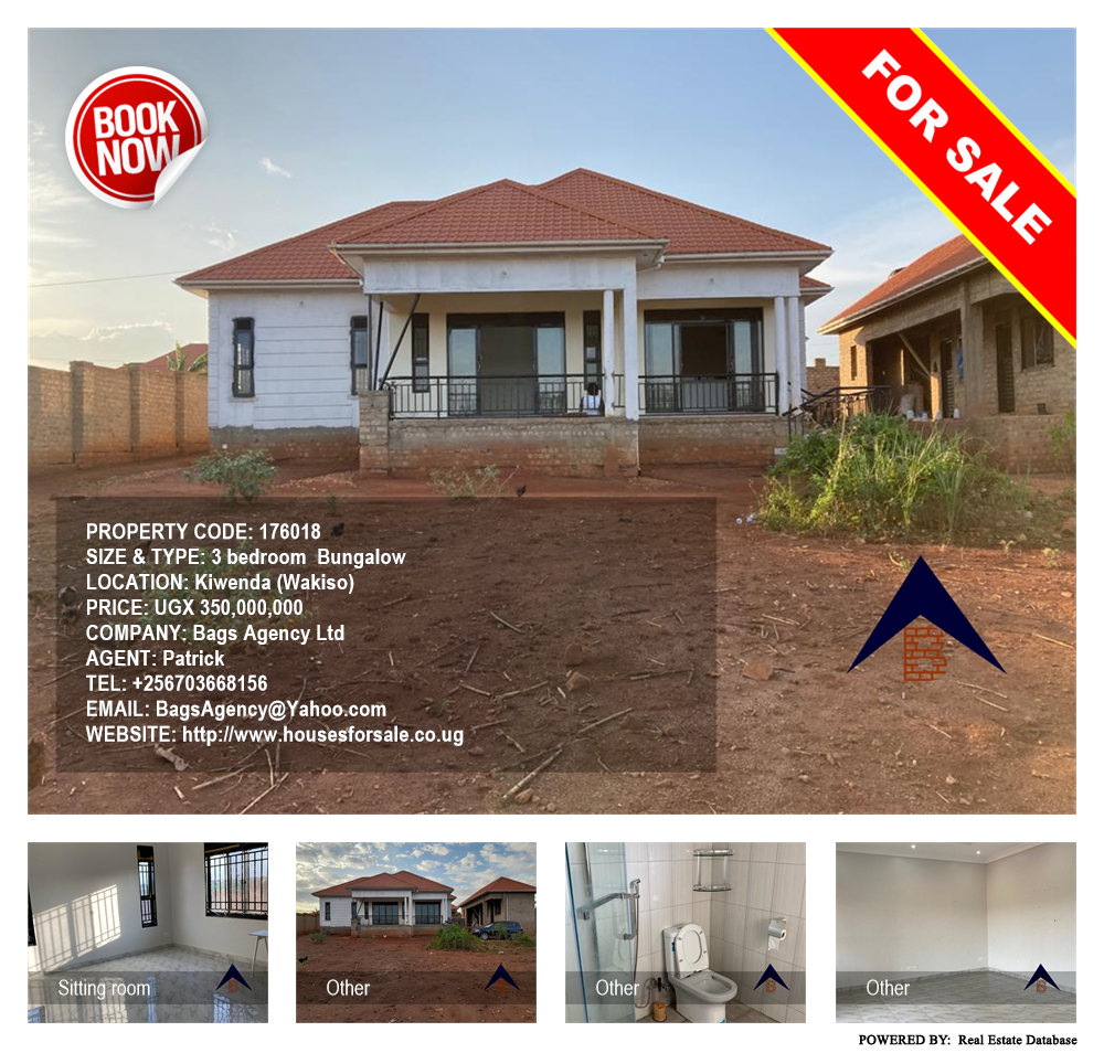 3 bedroom Bungalow  for sale in Kiwenda Wakiso Uganda, code: 176018