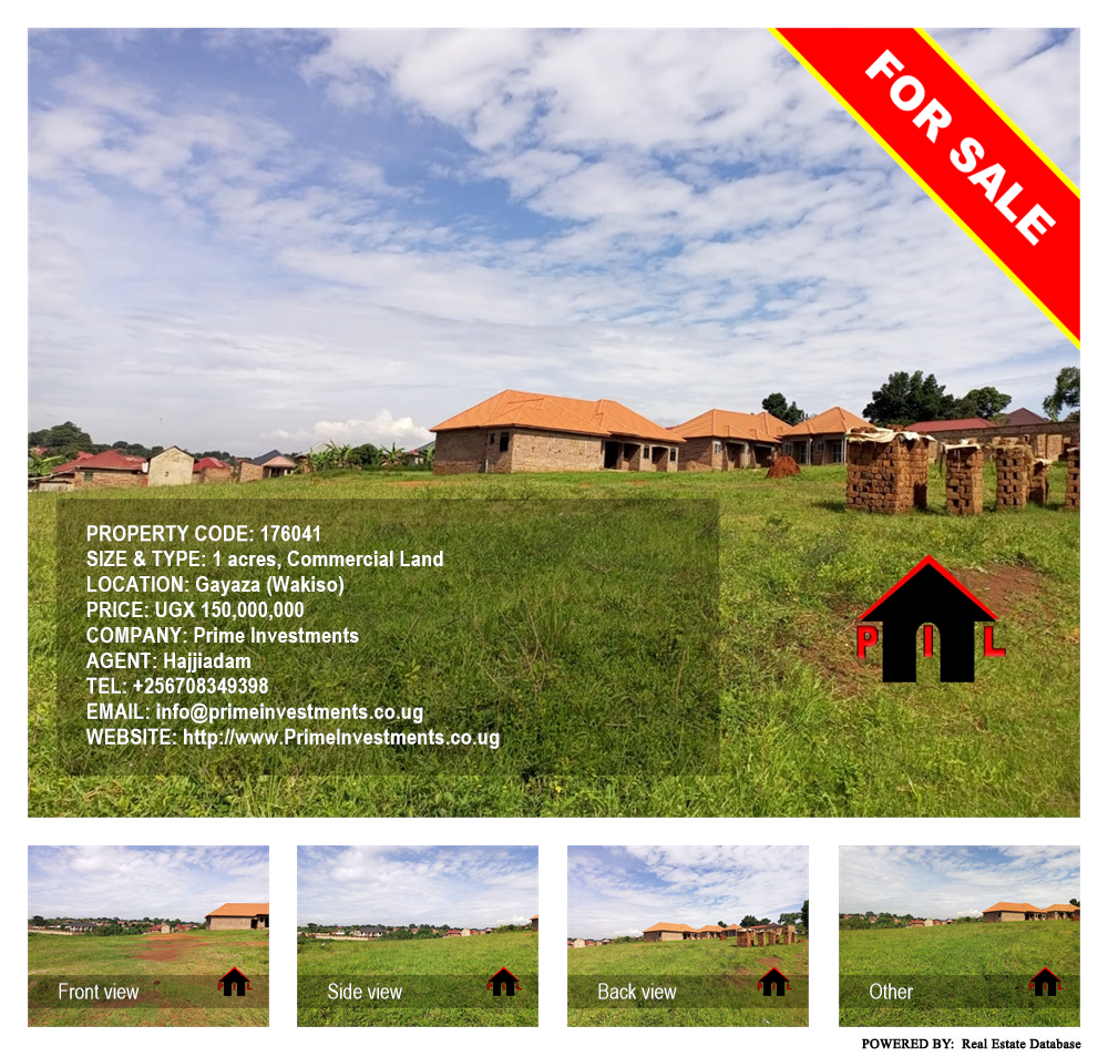 Commercial Land  for sale in Gayaza Wakiso Uganda, code: 176041