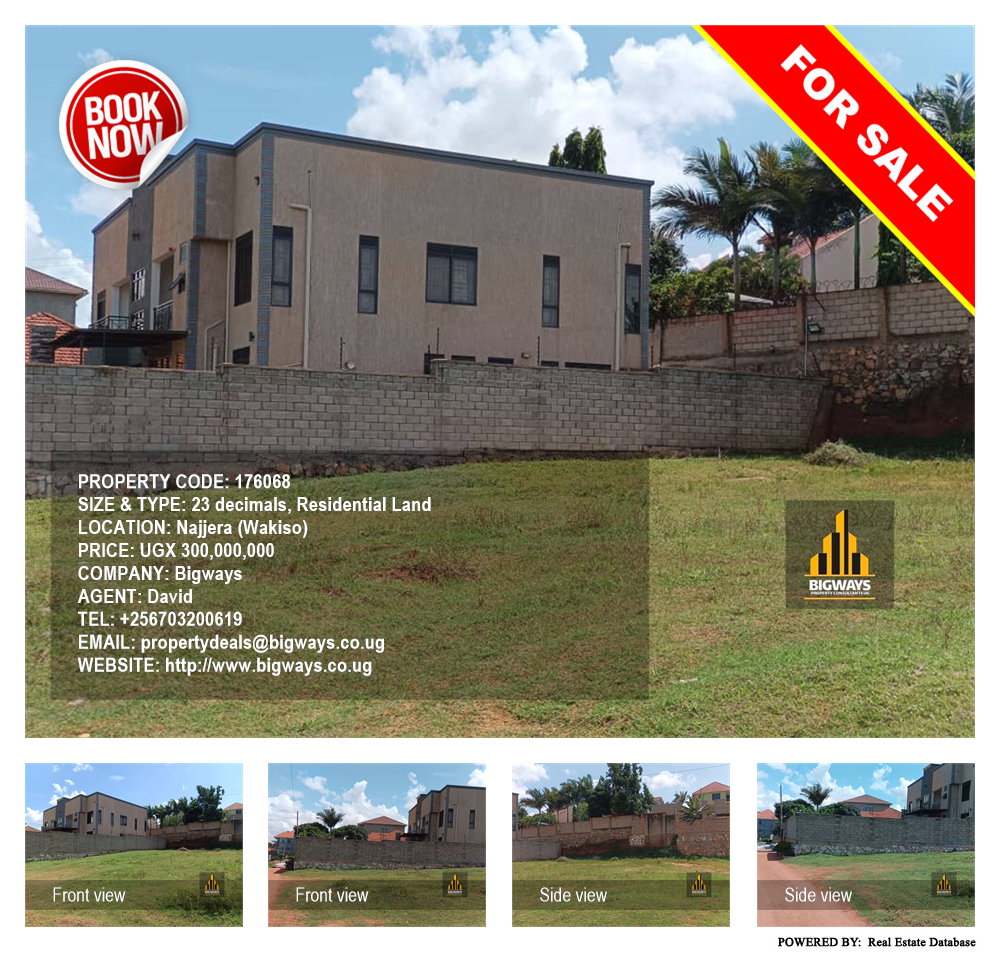 Residential Land  for sale in Najjera Wakiso Uganda, code: 176068