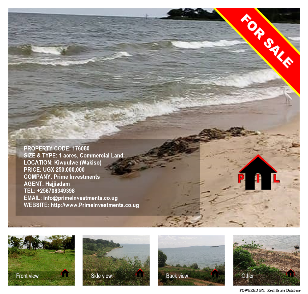 Commercial Land  for sale in Kiwuulwe Wakiso Uganda, code: 176080