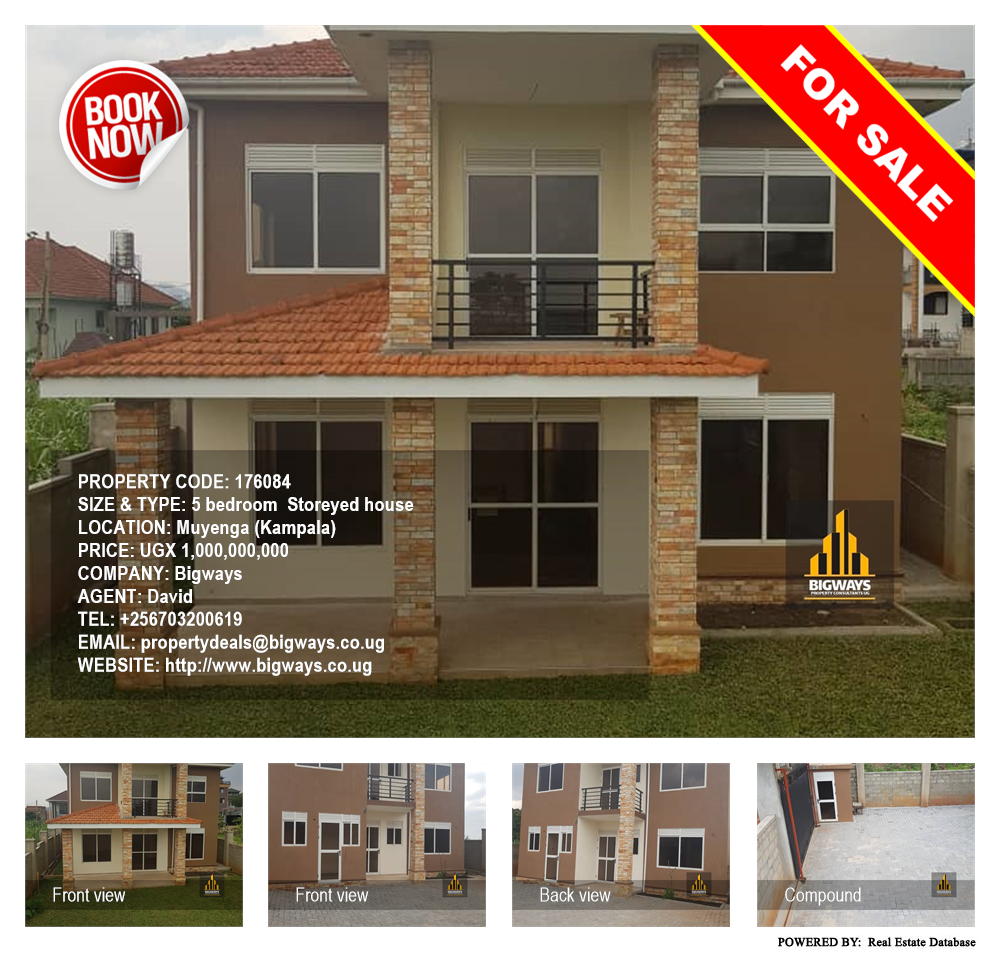 5 bedroom Storeyed house  for sale in Muyenga Kampala Uganda, code: 176084