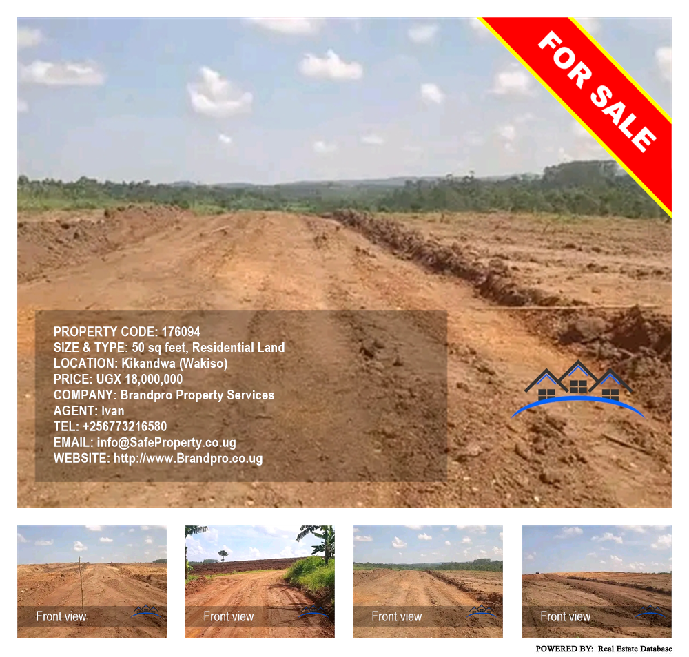 Residential Land  for sale in Kikandwa Wakiso Uganda, code: 176094
