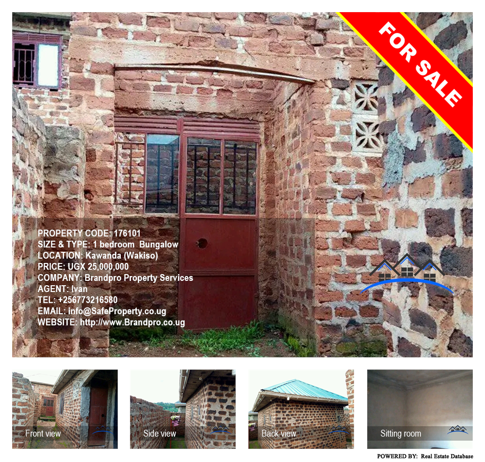 1 bedroom Bungalow  for sale in Kawanda Wakiso Uganda, code: 176101