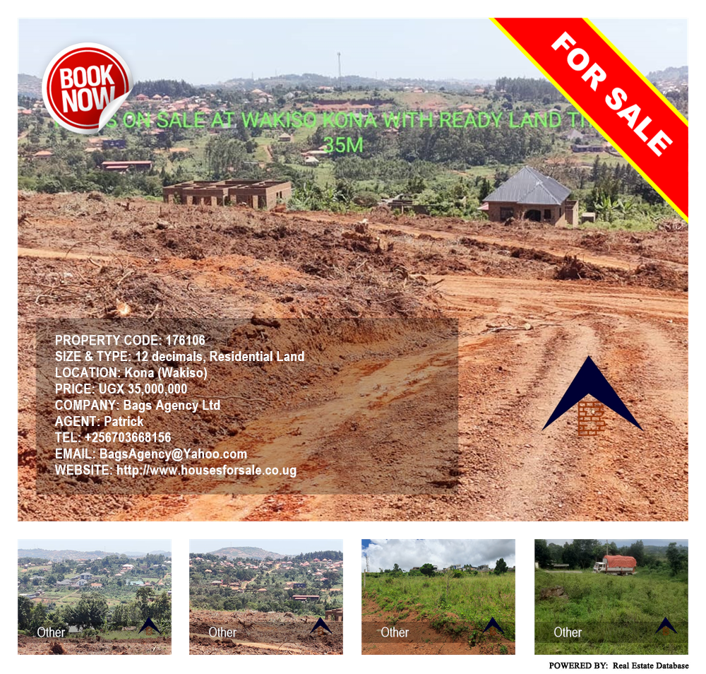 Residential Land  for sale in Kona Wakiso Uganda, code: 176106
