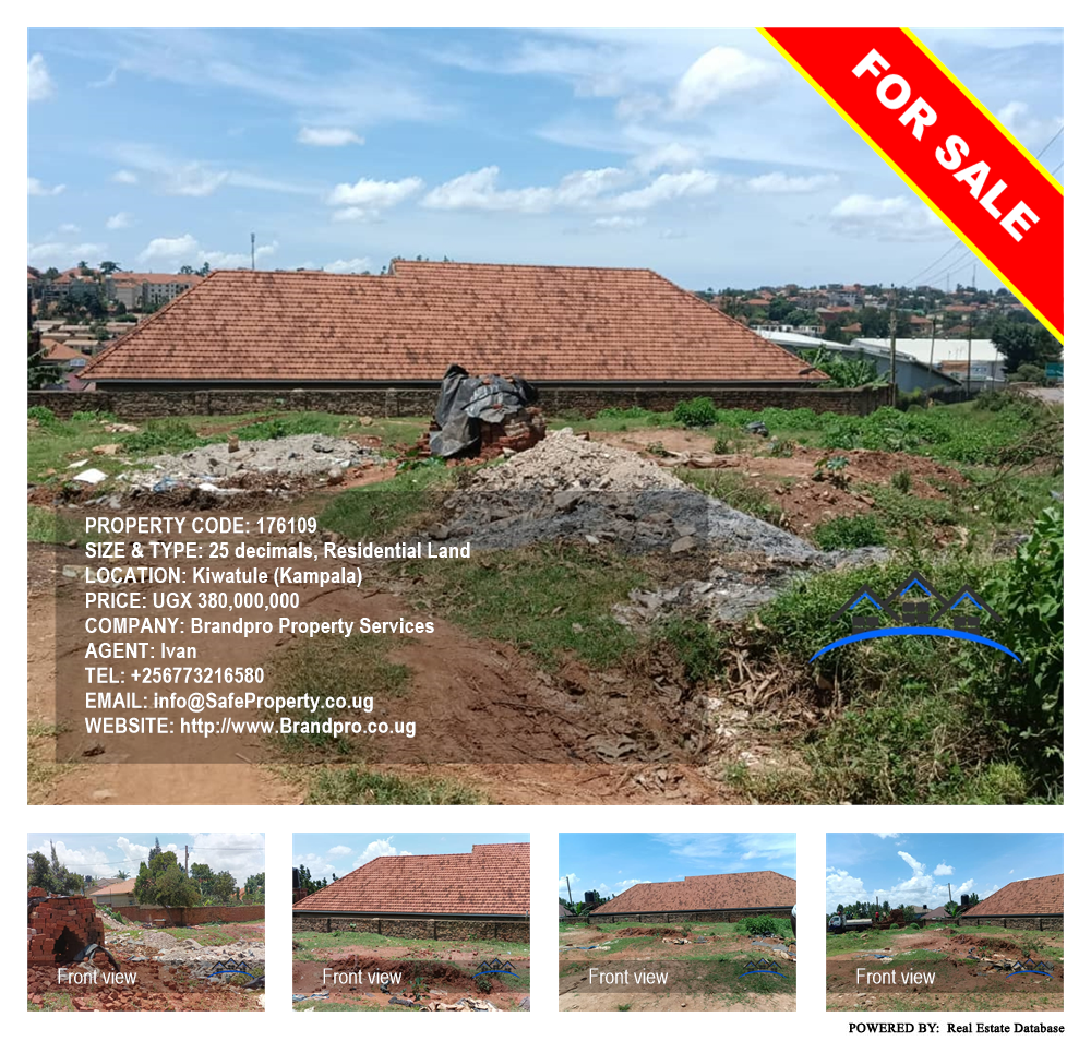 Residential Land  for sale in Kiwaatule Kampala Uganda, code: 176109