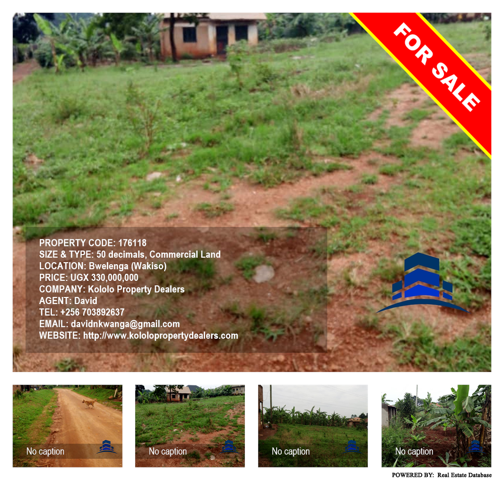Commercial Land  for sale in Bwelenga Wakiso Uganda, code: 176118