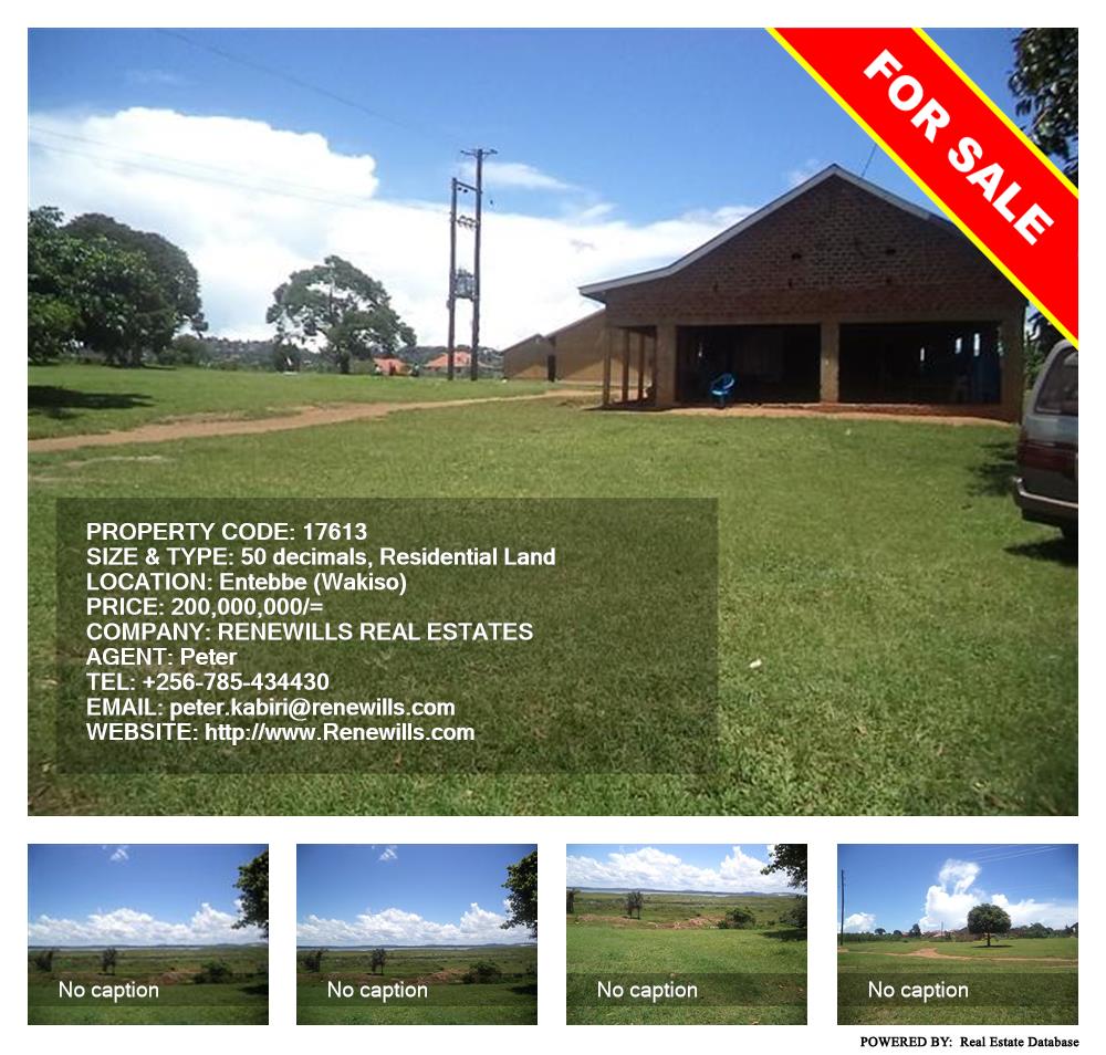 Residential Land  for sale in Entebbe Wakiso Uganda, code: 17613