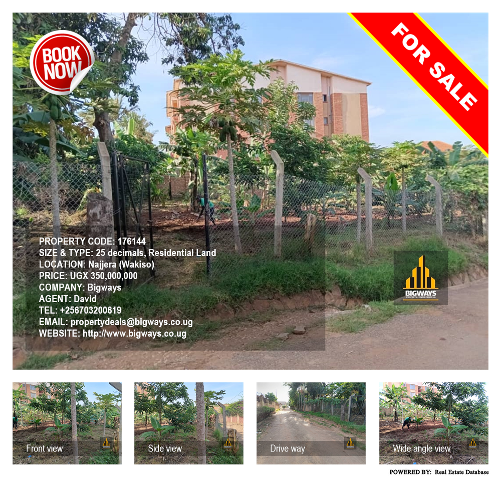 Residential Land  for sale in Najjera Wakiso Uganda, code: 176144