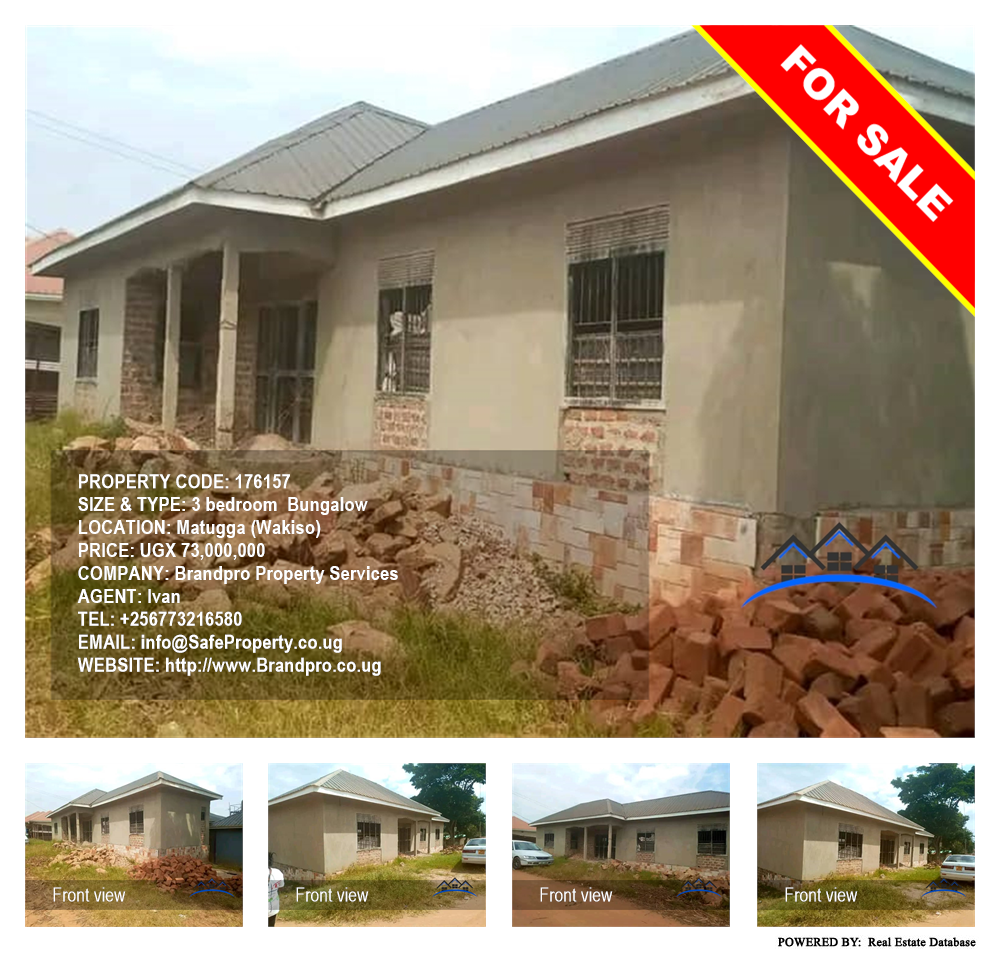 3 bedroom Bungalow  for sale in Matugga Wakiso Uganda, code: 176157