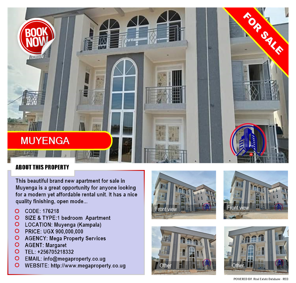 1 bedroom Apartment  for sale in Muyenga Kampala Uganda, code: 176218