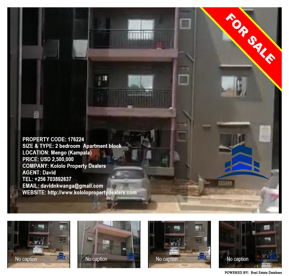 2 bedroom Apartment block  for sale in Mengo Kampala Uganda, code: 176224
