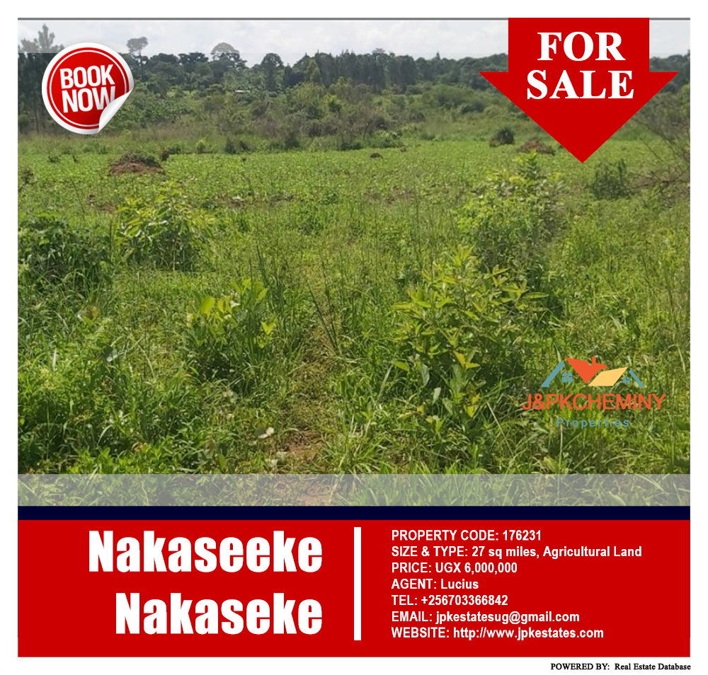 Agricultural Land  for sale in Nakaseke Nakaseke Uganda, code: 176231
