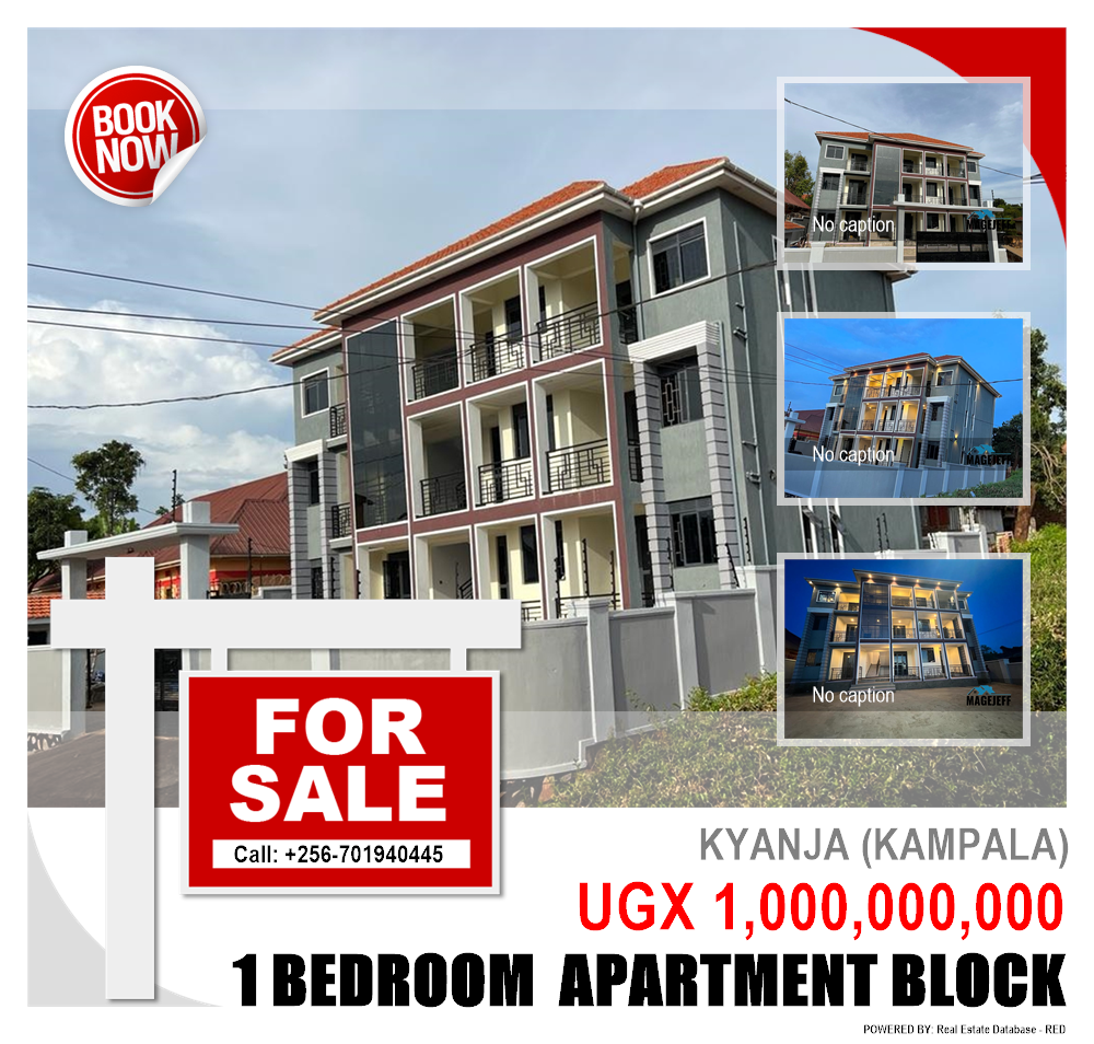 1 bedroom Apartment block  for sale in Kyanja Kampala Uganda, code: 176237