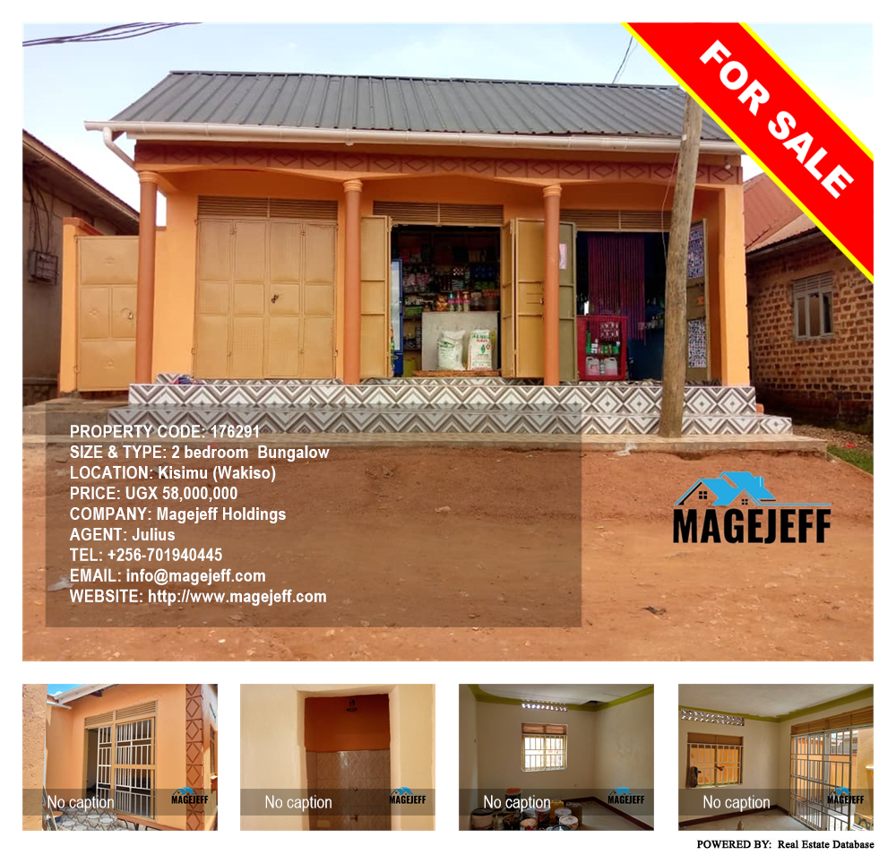 2 bedroom Bungalow  for sale in Kisimu Wakiso Uganda, code: 176291