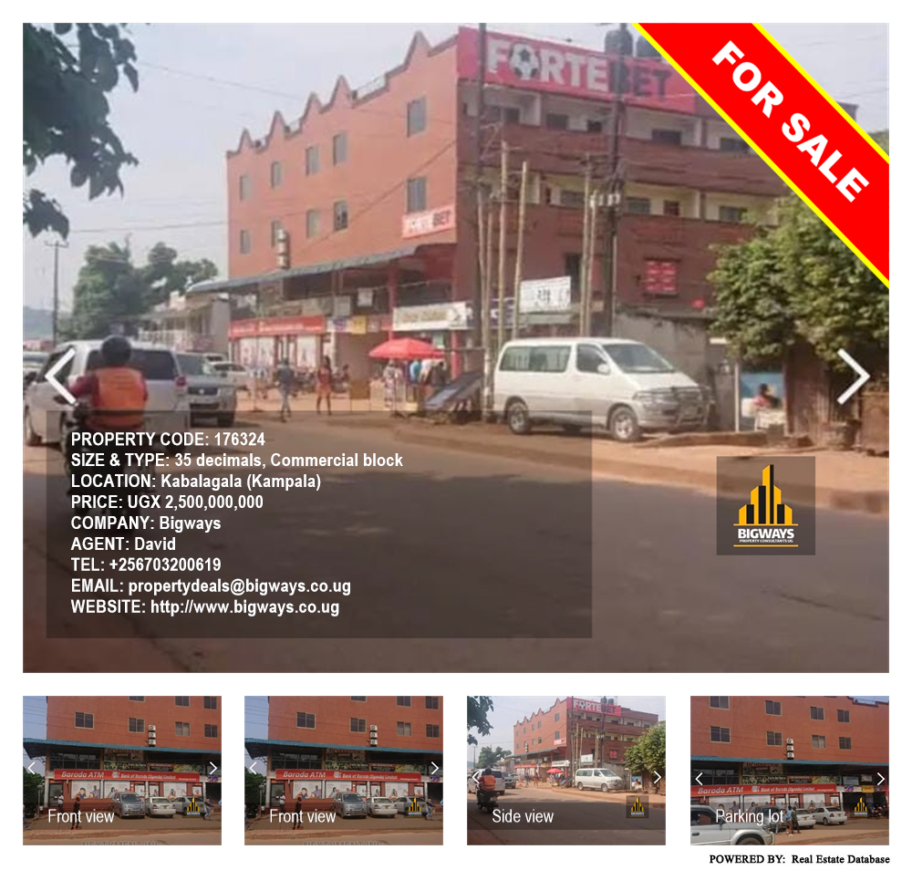 Commercial block  for sale in Kabalagala Kampala Uganda, code: 176324