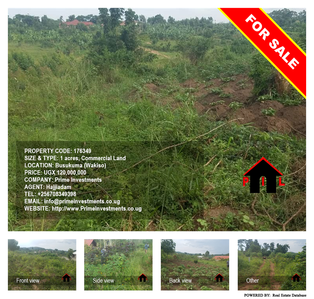 Commercial Land  for sale in Busukuma Wakiso Uganda, code: 176349