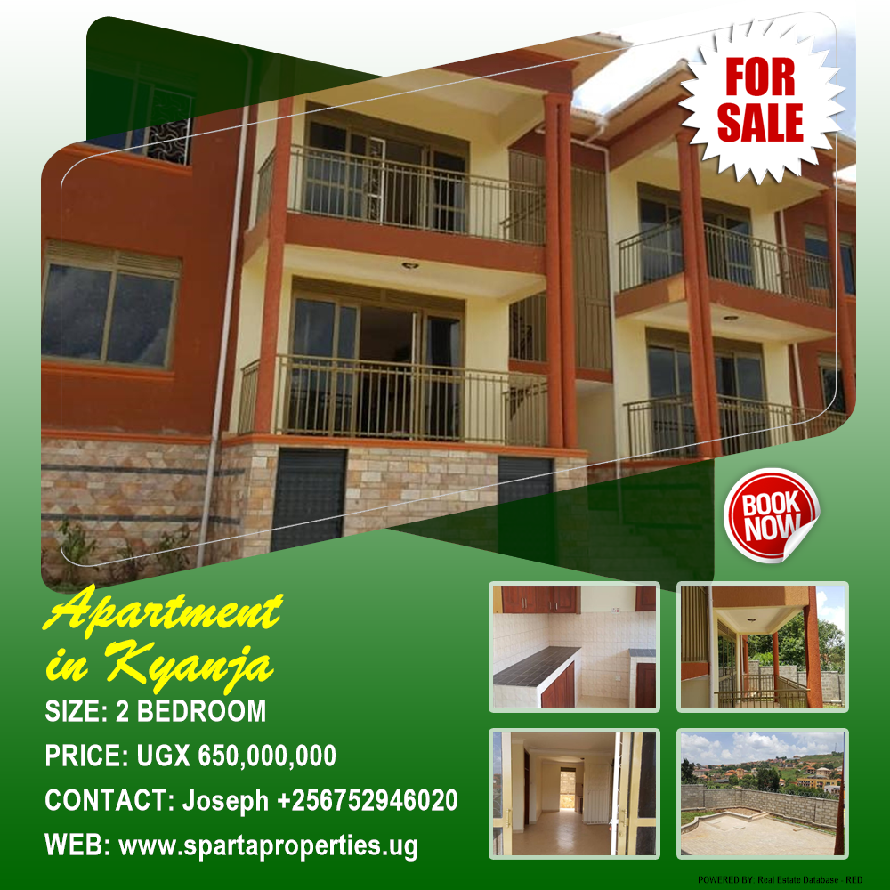 2 bedroom Apartment  for sale in Kyanja Kampala Uganda, code: 176369