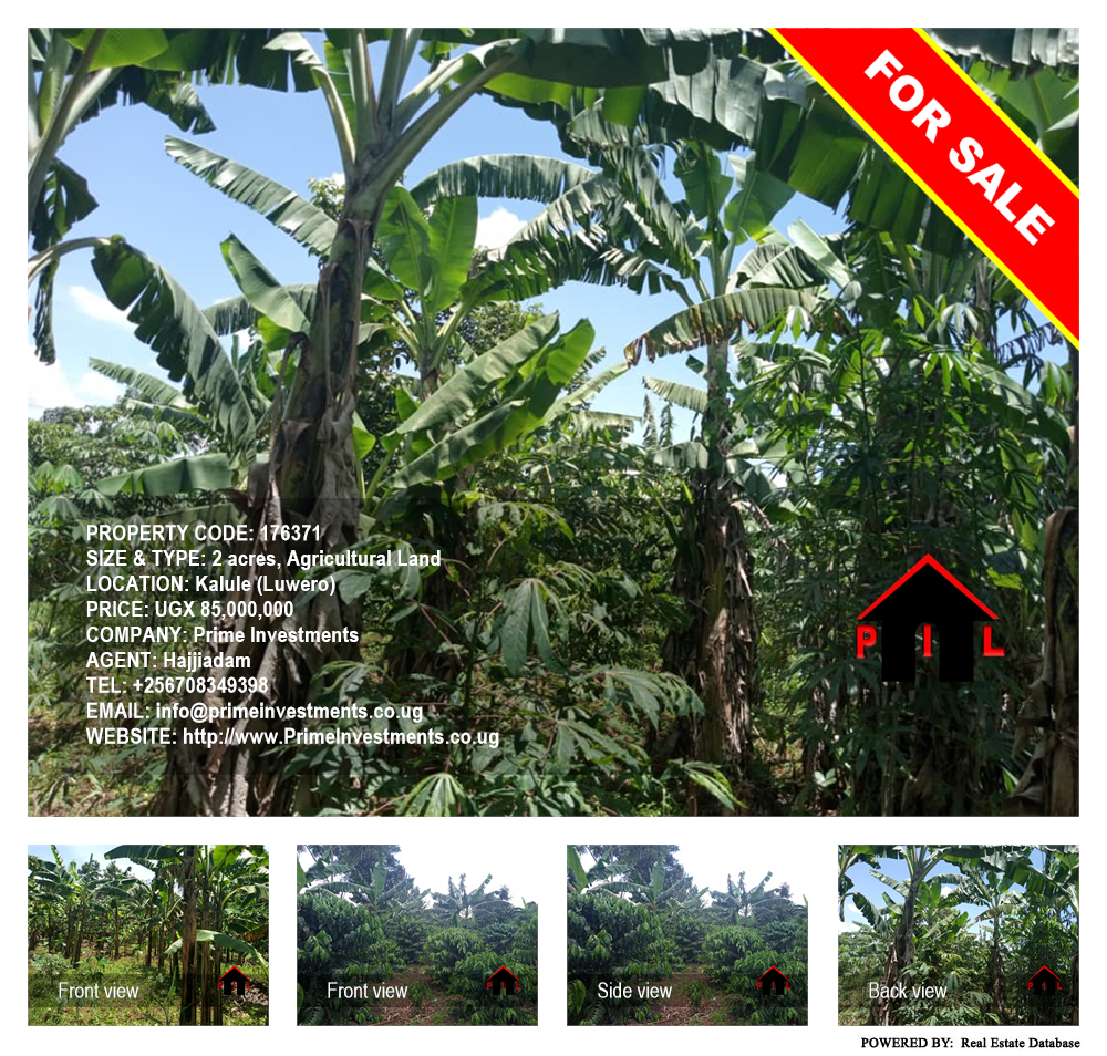 Agricultural Land  for sale in Kalule Luweero Uganda, code: 176371