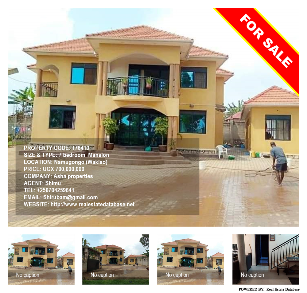 7 bedroom Mansion  for sale in Namugongo Wakiso Uganda, code: 176410