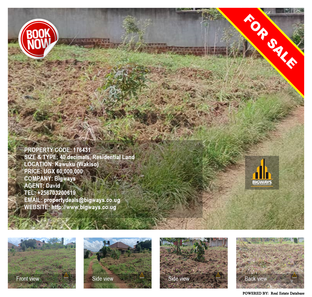Residential Land  for sale in Kawuku Wakiso Uganda, code: 176431