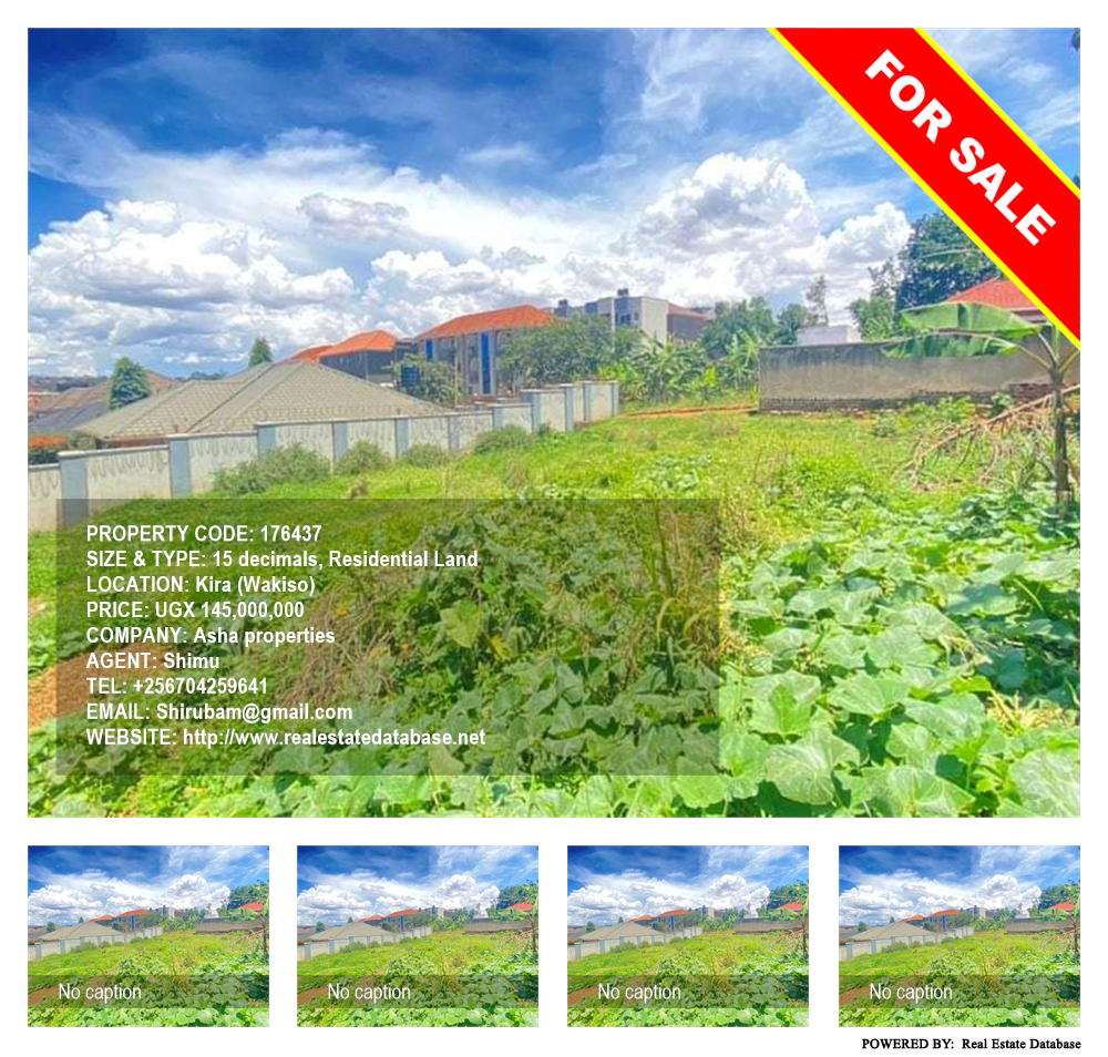 Residential Land  for sale in Kira Wakiso Uganda, code: 176437