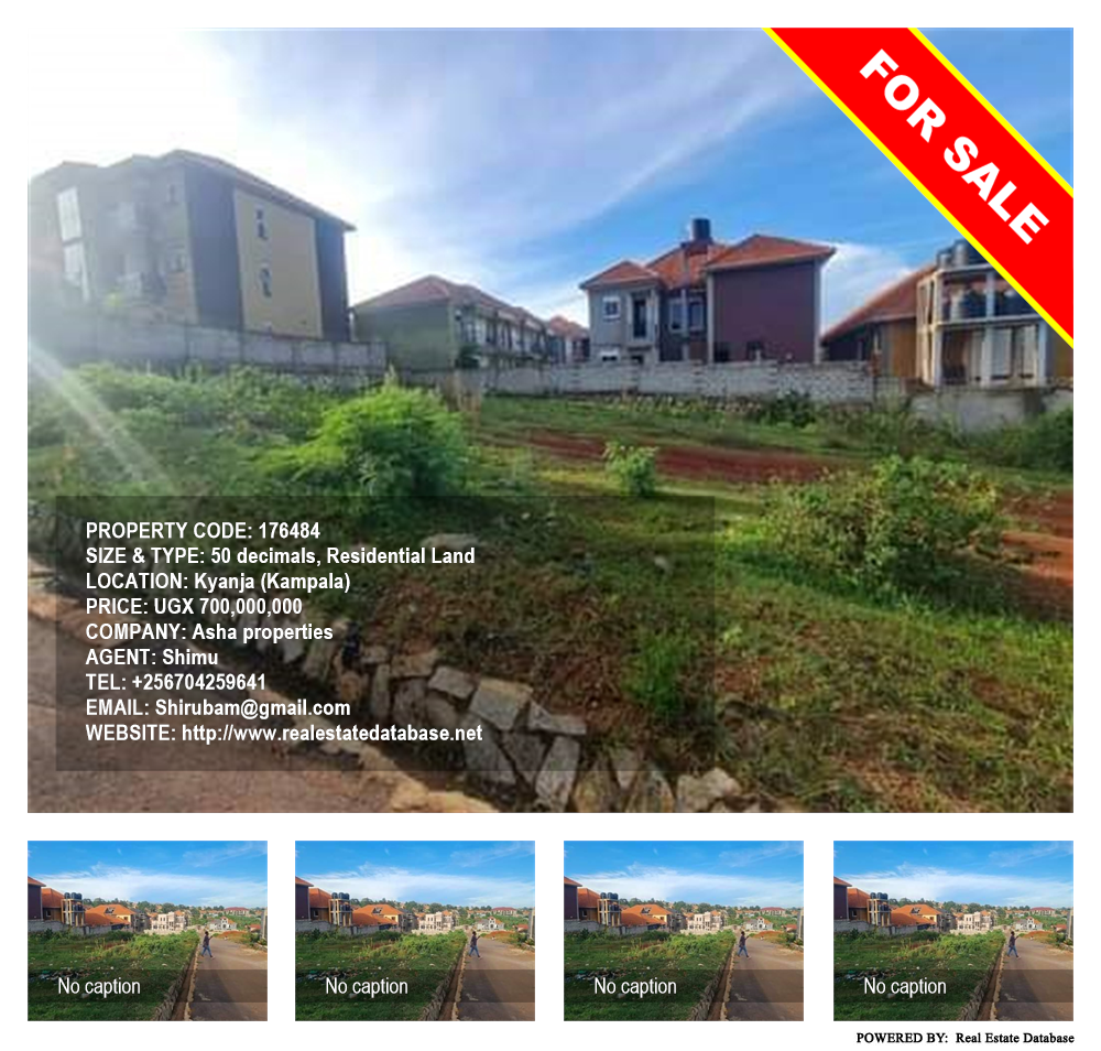 Residential Land  for sale in Kyanja Kampala Uganda, code: 176484