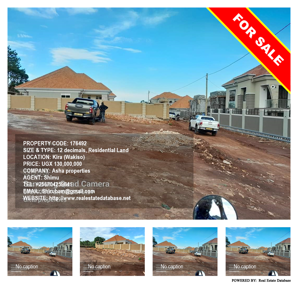 Residential Land  for sale in Kira Wakiso Uganda, code: 176492