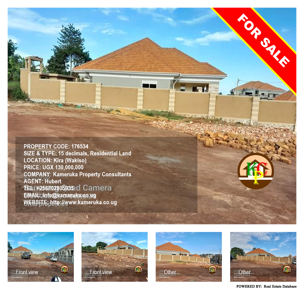 Residential Land  for sale in Kira Wakiso Uganda, code: 176534