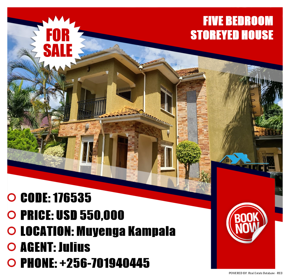 5 bedroom Storeyed house  for sale in Muyenga Kampala Uganda, code: 176535