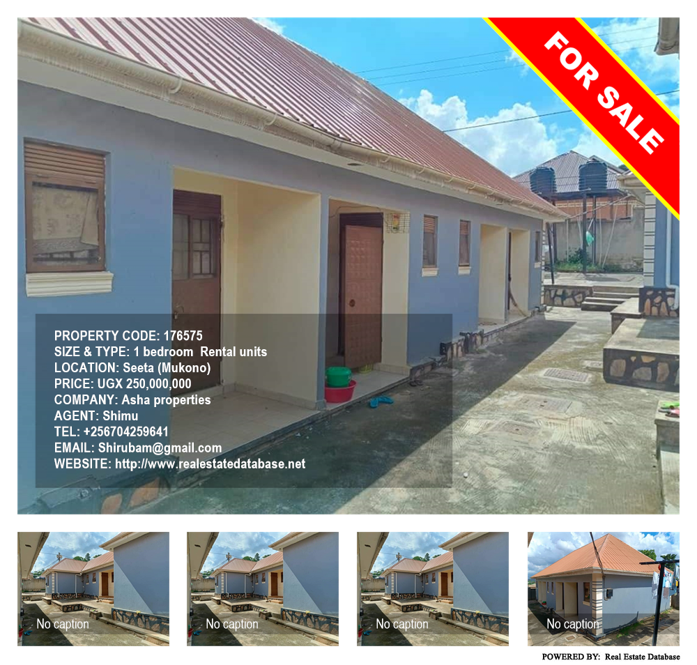 1 bedroom Rental units  for sale in Seeta Mukono Uganda, code: 176575