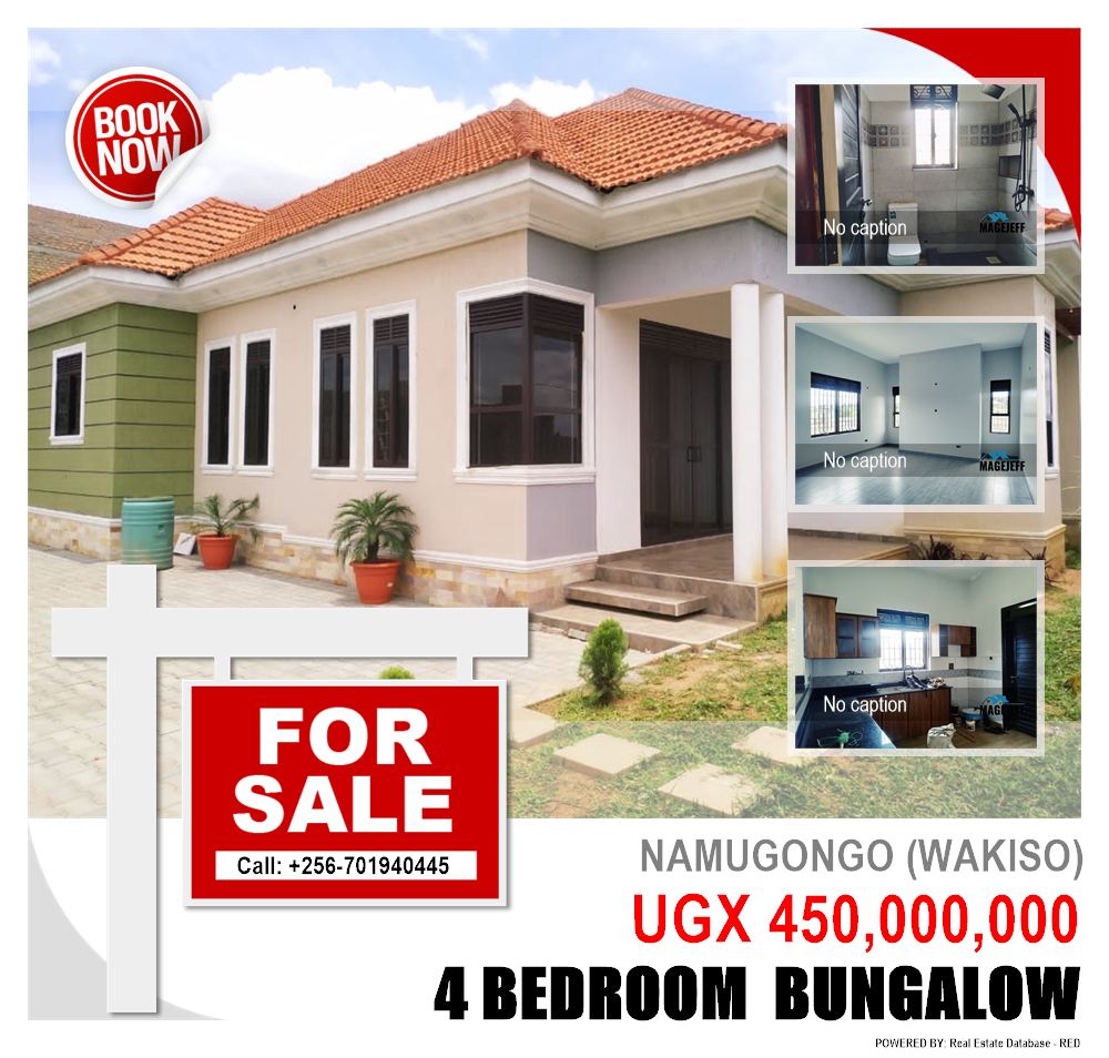 4 bedroom Bungalow  for sale in Namugongo Wakiso Uganda, code: 176580