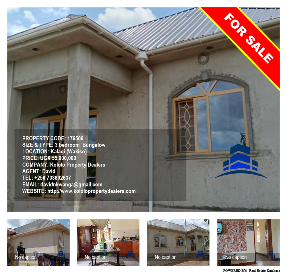 3 bedroom Bungalow  for sale in Kalagi Wakiso Uganda, code: 176586