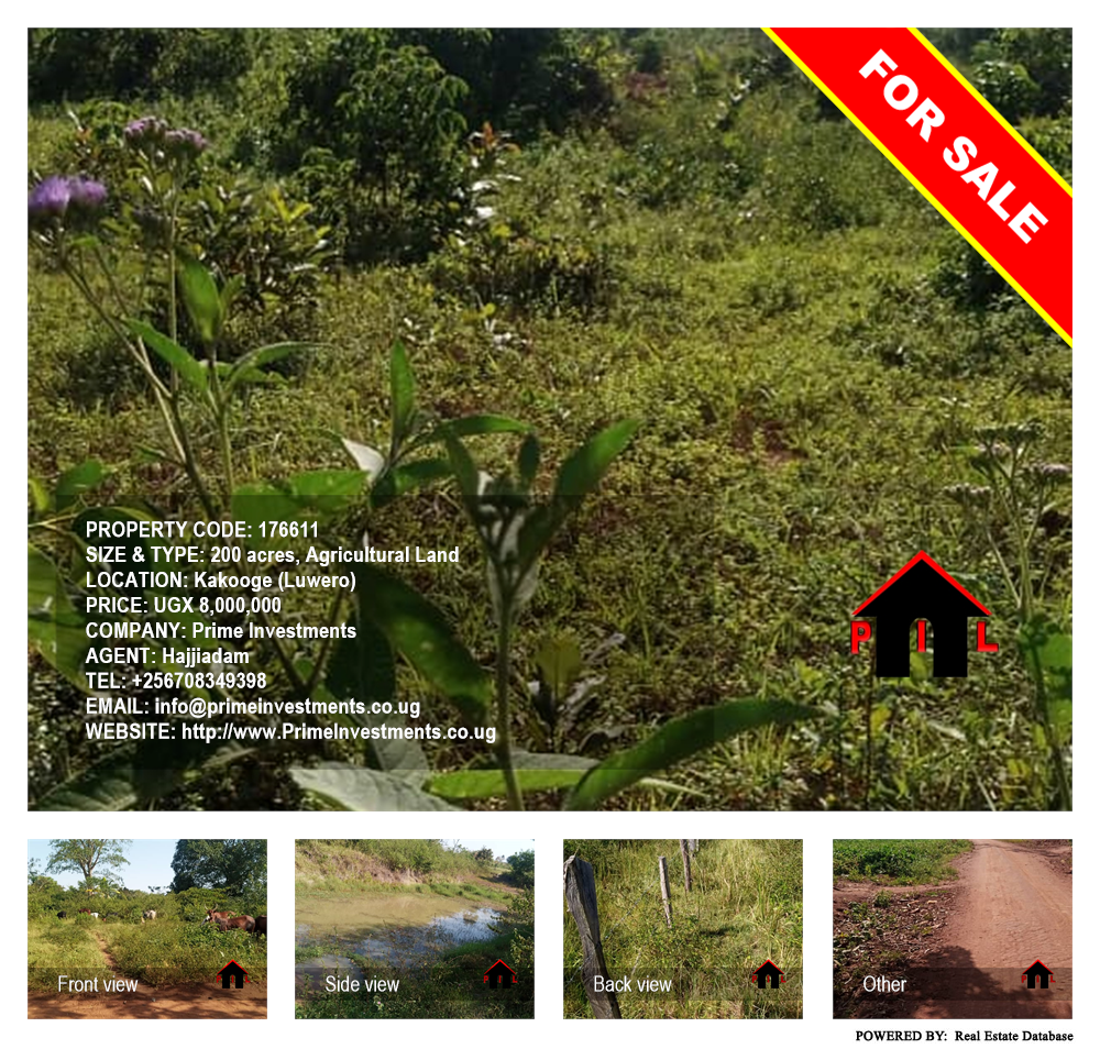 Agricultural Land  for sale in Kakooge Luweero Uganda, code: 176611