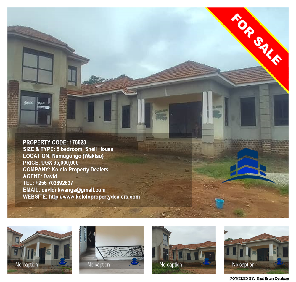 5 bedroom Shell House  for sale in Namugongo Wakiso Uganda, code: 176623